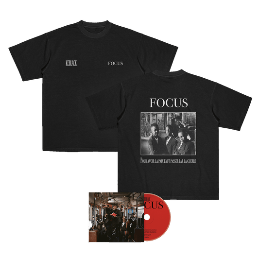 PACK FOCUS - T-SHIRT "PAIX" + CD