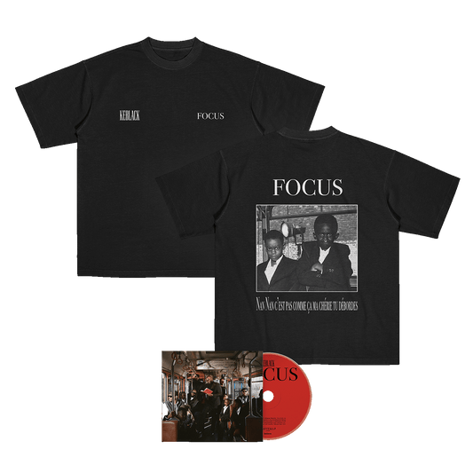 PACK FOCUS - T-SHIRT "PAS COMME CA" + CD